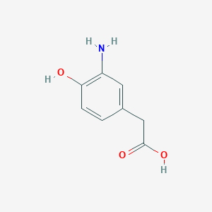 molecular formula C8H9NO3 B130158 (3-Amino-4-hydroxyphenyl)acetic acid CAS No. 38196-08-6