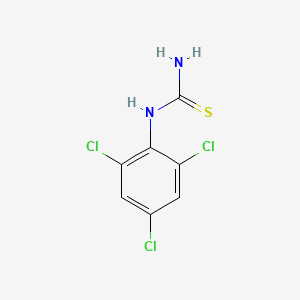 molecular formula C7H5Cl3N2S B1301587 1-(2,4,6-Trichlorophenyl)-2-thiourea CAS No. 31118-87-3