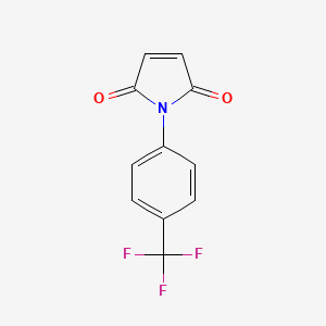 molecular formula C11H6F3NO2 B1301588 1-(4-(Trifluoromethyl)phenyl)-1H-pyrrole-2,5-dione CAS No. 54647-09-5