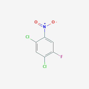 molecular formula C6H2Cl2FNO2 B1301596 2,4-Dichloro-5-fluoronitrobenzene CAS No. 2105-59-1