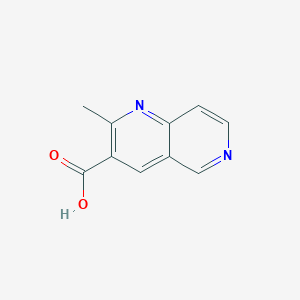 molecular formula C10H8N2O2 B1301609 2-Methyl-1,6-naphthyridine-3-carboxylic acid CAS No. 387350-63-2