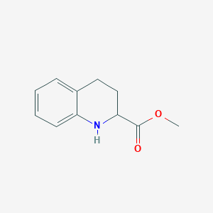 molecular formula C11H13NO2 B1301621 Methyl 1,2,3,4-tetrahydroquinoline-2-carboxylate CAS No. 40971-35-5