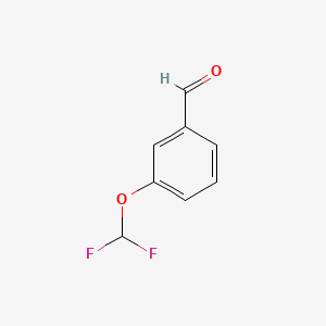 molecular formula C8H6F2O2 B1301624 3-(Difluoromethoxy)benzaldehyde CAS No. 85684-61-3