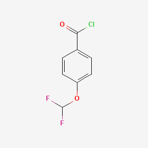 molecular formula C8H5ClF2O2 B1301627 4-(Difluoromethoxy)benzoyl chloride CAS No. 57320-63-5