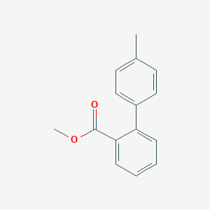 molecular formula C15H14O2 B130163 4'-Methylbiphenyl-2-carboxylic acid methyl ester CAS No. 114772-34-8