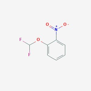 molecular formula C7H5F2NO3 B1301630 1-(Difluoromethoxy)-2-nitrobenzene CAS No. 22225-77-0