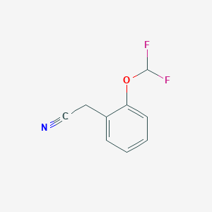 molecular formula C9H7F2NO B1301631 2-(Difluoromethoxy)phenylacetonitrile CAS No. 41429-22-5