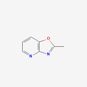 molecular formula C7H6N2O B1301650 2-Methyloxazolo[4,5-b]pyridine CAS No. 86467-39-2