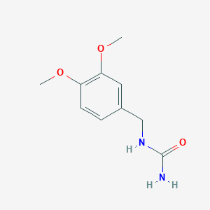 molecular formula C10H14N2O3 B1301663 N-(3,4-dimethoxybenzyl)urea CAS No. 65609-19-0
