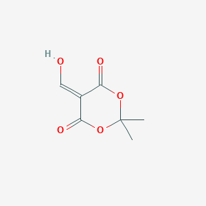 molecular formula C7H8O5 B130169 5-(Hydroxymethylene)-2,2-dimethyl-1,3-dioxane-4,6-dione CAS No. 15568-87-3