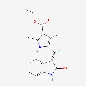 molecular formula C18H18N2O3 B13017134 SU5408 