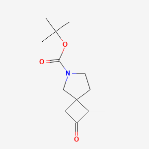 molecular formula C13H21NO3 B13017277 tert-Butyl1-methyl-2-oxo-6-azaspiro[3.4]octane-6-carboxylate 
