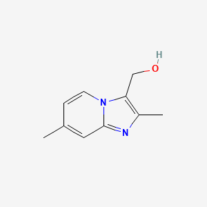 molecular formula C10H12N2O B1301729 (2,7-Dimethylimidazo[1,2-a]pyridin-3-yl)methanol CAS No. 217435-75-1