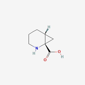 molecular formula C7H11NO2 B13017347 (1S,6R)-2-azabicyclo[4.1.0]heptane-1-carboxylic Acid 