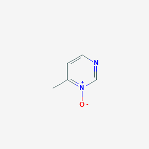 molecular formula C5H6N2O B13017409 6-Methylpyrimidine 1-oxide 