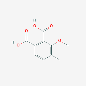 molecular formula C10H10O5 B13017450 3-Methoxy-4-methylphthalic acid 