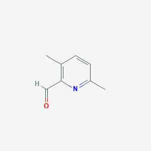 molecular formula C8H9NO B13017488 3,6-Dimethylpicolinaldehyde 