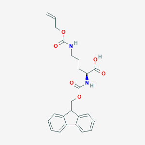 molecular formula C24H26N2O6 B130175 Fmoc-Orn(Alloc)-OH CAS No. 147290-11-7