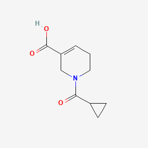molecular formula C10H13NO3 B13017581 1-(Cyclopropanecarbonyl)-1,2,5,6-tetrahydropyridine-3-carboxylic acid 