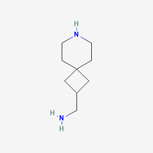 molecular formula C9H18N2 B13017613 (7-Azaspiro[3.5]nonan-2-yl)methanamine 