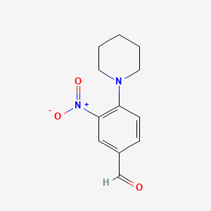 3-Nitro-4-(piperidin-1-yl)benzaldehyde