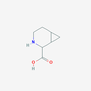 molecular formula C7H11NO2 B13017670 3-Azabicyclo[4.1.0]heptane-2-carboxylic acid 