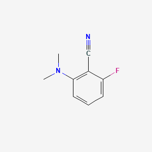 molecular formula C9H9FN2 B1301773 2-Dimethylamino-6-fluorobenzonitrile CAS No. 96994-73-9