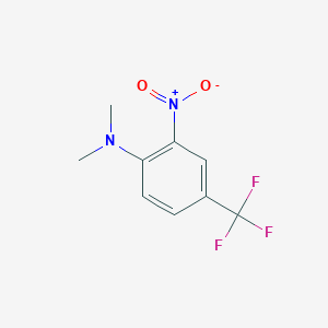 molecular formula C9H9F3N2O2 B1301774 N,N-二甲基-2-硝基-4-(三氟甲基)苯胺 CAS No. 40700-38-7