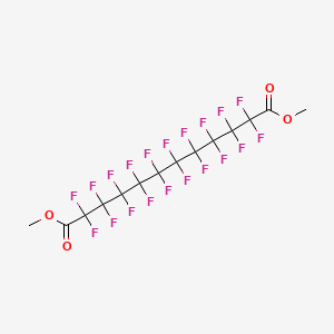 molecular formula C14H6F20O4 B1301776 Dimethyl perfluoro-1,10-decanedicarboxylate CAS No. 84750-88-9