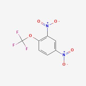 molecular formula C7H3F3N2O5 B1301779 2,4-二硝基-1-(三氟甲氧基)苯 CAS No. 655-07-2