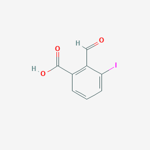 molecular formula C8H5IO3 B13017813 2-Formyl-3-iodobenzoic acid 