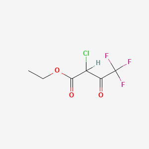 molecular formula C6H6ClF3O3 B1301782 2-氯-4,4,4-三氟乙酰乙酸乙酯 CAS No. 363-58-6