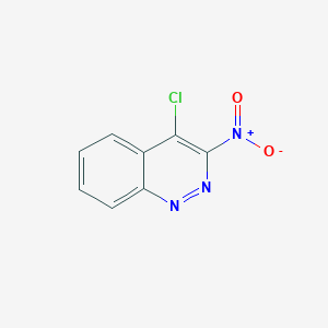molecular formula C8H4ClN3O2 B13017893 4-Chloro-3-nitrocinnoline 