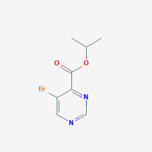 molecular formula C8H9BrN2O2 B13017931 Isopropyl 5-bromopyrimidine-4-carboxylate 