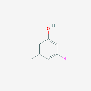 molecular formula C7H7IO B13017953 3-Iodo-5-methylphenol 