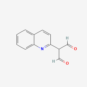 molecular formula C12H9NO2 B1301797 2-(Quinolin-2-yl)malonaldehyde CAS No. 40070-84-6