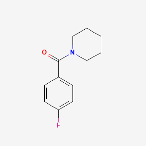 molecular formula C12H14FNO B1301799 (4-Fluorophenyl)(piperidin-1-yl)methanone CAS No. 58547-67-4