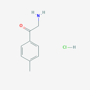 molecular formula C9H12ClNO B130180 2-Amino-4'-methylacetophenone hydrochloride CAS No. 5467-70-9