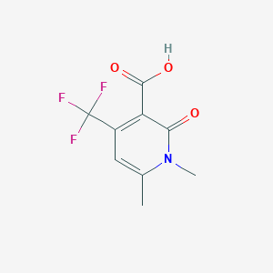 molecular formula C9H8F3NO3 B13018003 1,6-Dimethyl-2-oxo-4-(trifluoromethyl)-1,2-dihydropyridine-3-carboxylic acid 