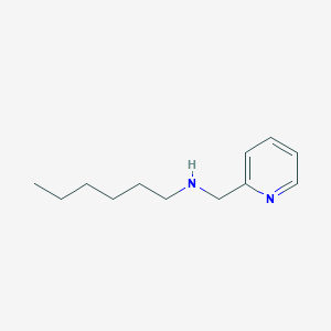 molecular formula C12H20N2 B13018024 N-(pyridin-2-ylmethyl)hexan-1-amine 