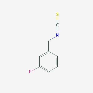 molecular formula C8H6FNS B1301804 3-Fluorobenzyl isothiocyanate CAS No. 63351-94-0