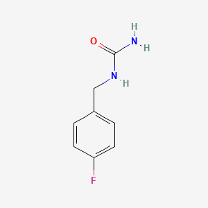molecular formula C8H9FN2O B1301807 4-Fluorobenzylurea CAS No. 76523-24-5