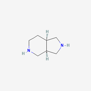 molecular formula C7H14N2 B13018097 (3aR,7aR)-rel-Octahydro-1H-pyrrolo[3,4-c]pyridine 