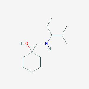 molecular formula C13H27NO B13018156 1-(((2-Methylpentan-3-yl)amino)methyl)cyclohexan-1-ol 