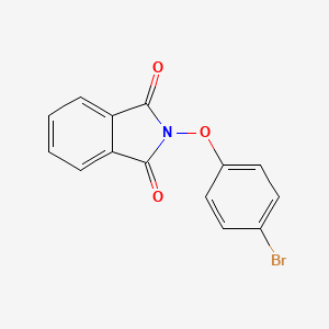 molecular formula C14H8BrNO3 B13018183 2-(4-Bromophenoxy)isoindoline-1,3-dione 