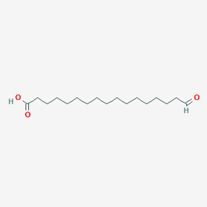 molecular formula C17H32O3 B13018188 17-Oxoheptadecanoic acid 