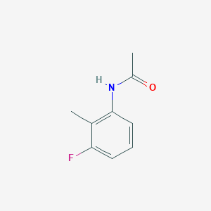 molecular formula C9H10FNO B1301819 N-(3-fluoro-2-methylphenyl)acetamide CAS No. 322-33-8