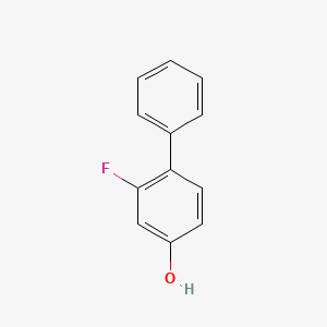molecular formula C12H9FO B1301823 3-Fluoro-4-phenylphenol CAS No. 477860-13-2