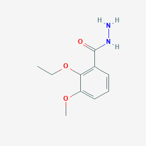 molecular formula C10H14N2O3 B13018247 2-Ethoxy-3-methoxybenzohydrazide 