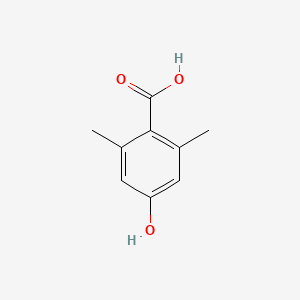 molecular formula C9H10O3 B1301834 4-Hydroxy-2,6-dimethylbenzoic acid CAS No. 75056-97-2